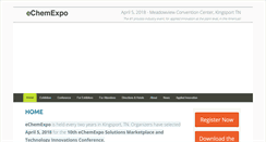 Desktop Screenshot of echemexpo.com